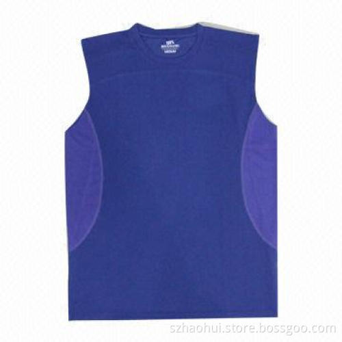 Men's Vest with Contrast Panel